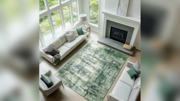 Best Rug Color for Green Couch
