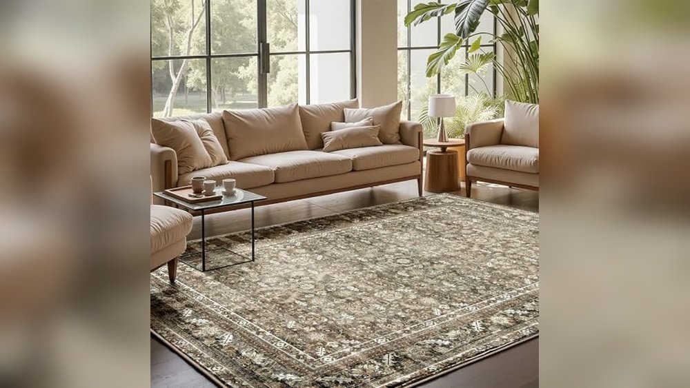 Best Rug for Brown Leather Couch