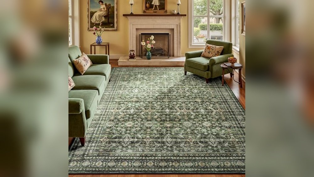 Best Rug for Green Couch