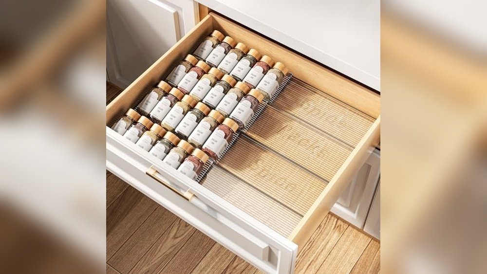 best spice drawer organizer for shallow drawers