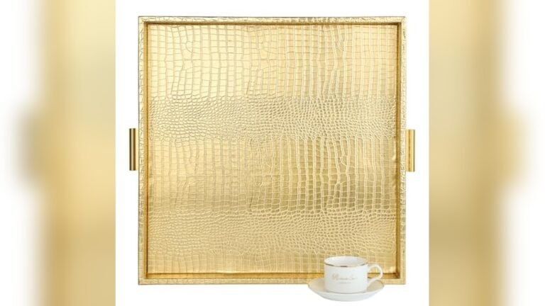 Best Square Gold Tray for Coffee Table