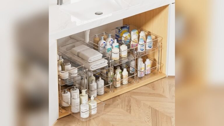 best storage drawers for under bathroom sink