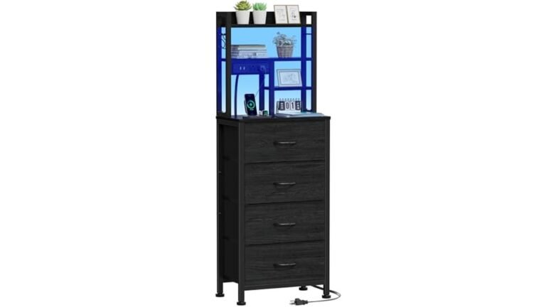 Best Tall Nightstand for College Dorm