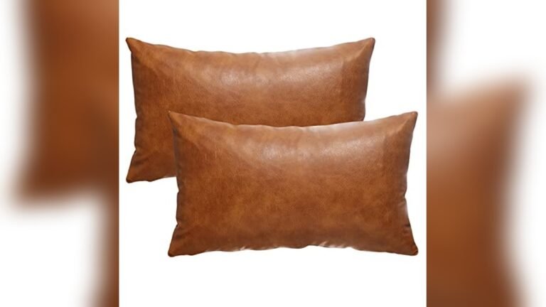 Best Throw Pillows for Brown Leather Couch