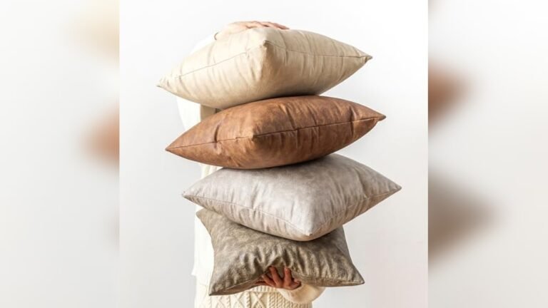 Best Throw Pillows for Leather Sofa