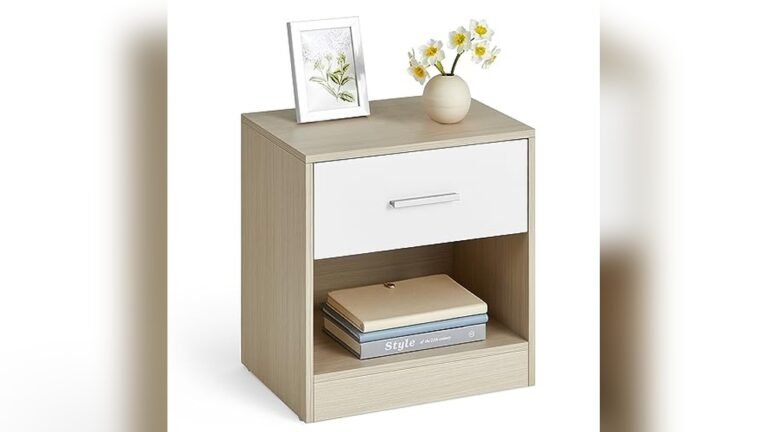 Best White Nightstand for Dorm