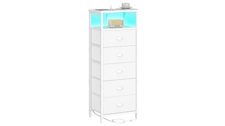 Best White Tall Nightstand for Dorm