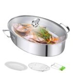 Best Steamer for Cooking Fish: Top Stainless Steel Multi-Use Pots Review