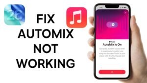 Auto Mix Apple Music Not Working