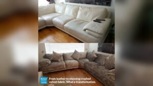 Can a Leather Sofa Be Reupholstered in Fabric