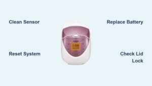 Cuckoo Rice Cooker Lock Sensor Not Working