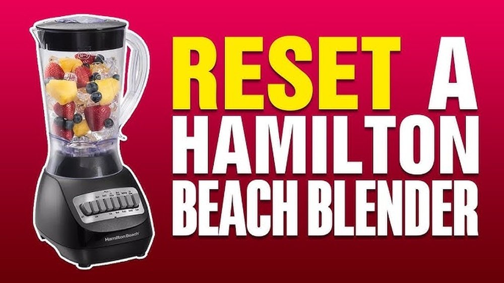 Hamilton Beach Mixer Not Working