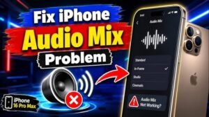 Iphone 16 Audio Mix Not Working