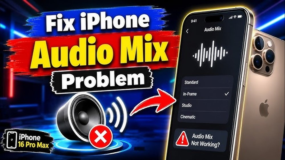 Iphone 16 Audio Mix Not Working