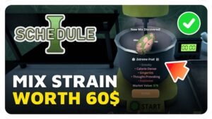 Mix a Strain Worth 60 Schedule 1 Not Working