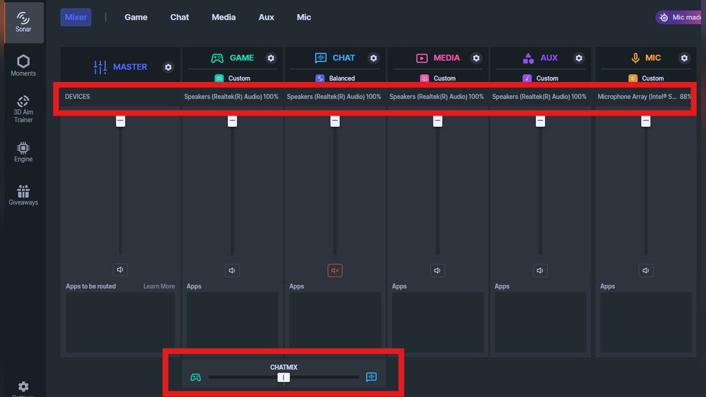 Steelseries Chat Mixer Not Working