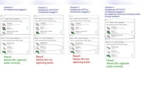 Stereo Mix Not Working With Headphones