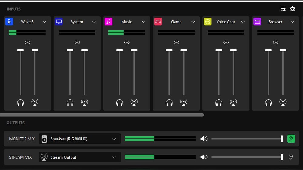 Wave Link Monitor Mix Not Working