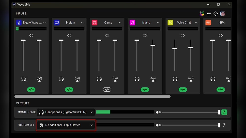 Wave Link Stream Mix Not Working
