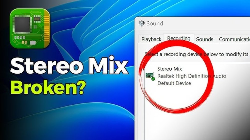 Windows Stereo Mix Not Working