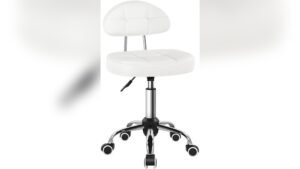 Best Chair for Estheticians: Ergonomic Swivel Stool with Back Support