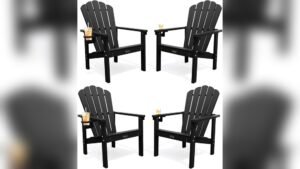 Best Chair for Fire Pit: Top Durable Adirondack Sets with Cup Holders