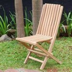 Best Chair for Straight Back: Windsor’s Teak Folding Chair with Lumbar Support
