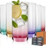 Best Colored Glassware Glasses for Stylish Cocktails and Everyday Use
