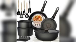 Best Cookware for Small Kitchen: Space-Saving Nonstick Sets with Detachable Handles