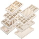 Best Jewelry Drawers for Closet: Top Stackable Velvet Organizer Trays
