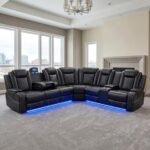 Best Sectional Sofa for Home Theater with Recliners and Storage Features