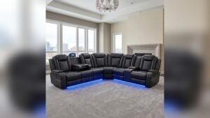 Best Sectional Sofa for Home Theater with Recliners and Storage Features