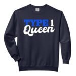 Best Support Blends for Adult-Onset Diabetes: Cozy T1D Warrior Sweatshirt