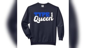 Best Support Blends for Adult-Onset Diabetes: Cozy T1D Warrior Sweatshirt