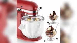 Best Vanilla Ice Cream Recipe for KitchenAid Ice Cream Maker Attachment