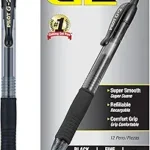best pen: Pilot G2 Pens, Premium Refillable vs Sharpie S-Gel Gel Pens, Black