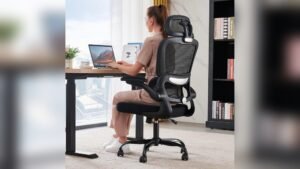 Best Chair for Spine Health: TRALT Ergonomic Office Chair with Lumbar Support