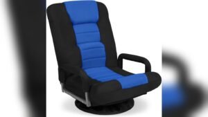 Best Choice Products Folding Floor Gaming Chair for Home Comfort