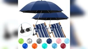 Best Clip on Umbrella for Beach Chair: Ultimate 360° Adjustable Sunshade