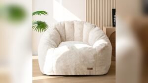 Best Cozy Chair for Reading: MAXYOYO Oversized Bean Bag Comfort