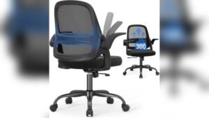 Best Desk Chair for 300 Lbs: Top Ergonomic Picks with Flip-Up Arms