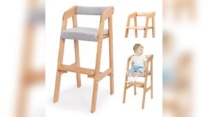 Best Dining Chair for Kids: Adjustable Wooden High Chair for Comfort