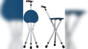 Best Portable Chair for Seniors: Durable Folding Cane with Seat Convenience