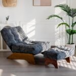Best Type of Chair for Reading: MAXYOYO Comfy Accent Chair with Ottoman