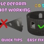 Blender Deforming Object Not Working: Quick Fixes and Solutions