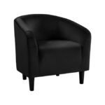 Yaheetech Velvet Barrel Chair