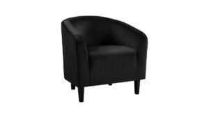 Yaheetech Velvet Barrel Chair