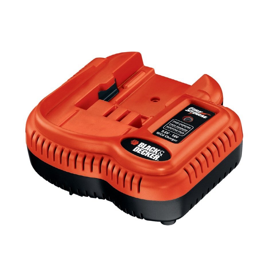 An organized workbench with an instruction manual for troubleshooting power tool questions.