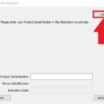 Frustrated user trying to resolve a software activation code error on a laptop.