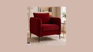 Luxury Red Armchair